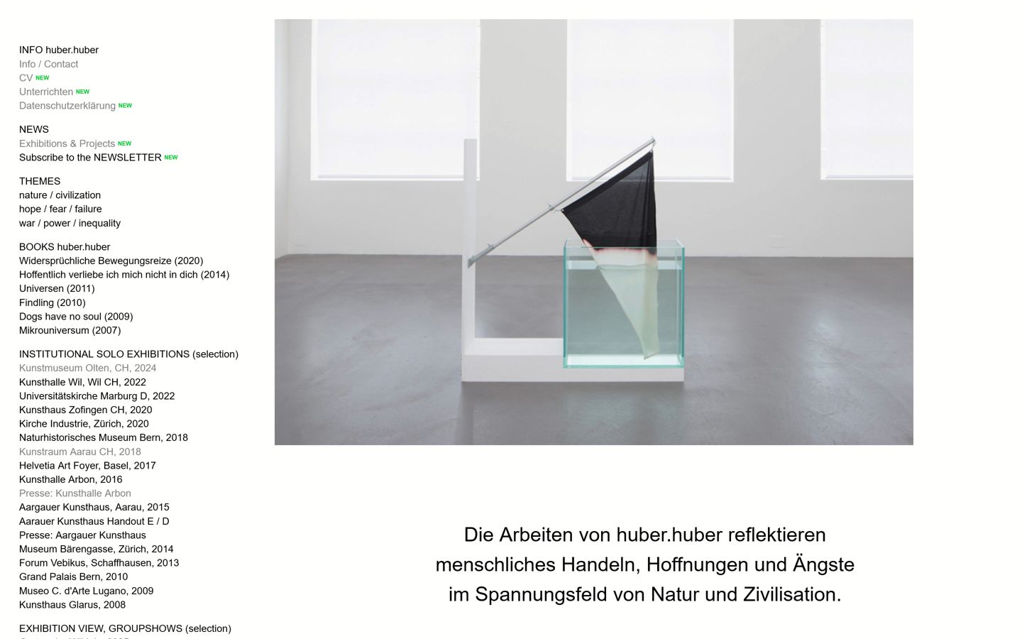 Huber + Huber Startseite